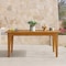 Alaterre Furniture Barton Eucalyptus Wood Outdoor Dining Table 80-OUTD-WD-DT - alternate 1